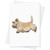 Azeeda Large (A4) 'Walking Scottish Terrier' Blank Greeting Card (GC00048674)