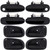 OCPTY Door Handles Exterior Interior Front Rear Driver Passenger Side Replacement fit 1994-1997 for Corolla Outside Inside Door Handles Texture Black(8pcs)
