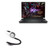 BoxWave Cable Compatible with Dell Alienware M18 - AllCharge miniSync, Retractable, Portable USB Cable for Dell Alienware M18 - Jet Black