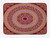 Ambesonne Greek Bath Mat, Round and Square Ornament Meander with Floral Motifs and Spirals, Plush Bathroom Decor Mat with Non Slip Backing, 30.2" x 20", Pale Yellow White and Ruby