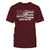 FanPrint Texas A&M Aggies T-Shirt - Baseball Nation - Men's Tee/Maroon/M