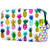 Watercolor Pineapples Makeup Bags Portable Tote Cosmetics Bag Travel Cosmetic Organizer Toiletry Bag Make-up Cases for Women Watercolor Pineapples Makeup Bags Portable Tote Cosmetics Bag Travel Cosmetic Organizer Toiletry Bag Make-up Cases for Women