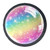 Rainbow Drawer Knob Pull Handle Crystal Glass Circle Shape Cabinet Drawer Pulls Cupboard Knobs with Screws for Home Office Cabinet Cupboard 4 Pieces