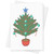 Azeeda Large (A4) 'Christmas Tree With Baubles' Blank Greeting Card (GC00052496)