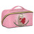 Sinestour Sloth Heart Pink Makeup Bag Large Cosmetic Bags for Women Travel Makeup Bags for Women Cosmetic Bag Organizer Makeup Pouch Toiletry Bag for Cosmetics Travel Daily Use Toiletries