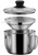 Elolicu Stainless Steel Fat Separator, 1000ML Gravy Grease Separator with Strainer and Glass Lid Oil Fat Separator Oil Strainer Pot Grease Can Gravy Separator Kitchen Cup Soup Oil Separator Cup