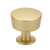 homdiy 10 Pack Brass Cabinet Knobs Brushed Gold Kitchen Cabinet Knobs, Gold Dresser Knobs Round Drawer Knobs Zinc Alloy Single Hole Door Knobs Bathroom Knobs