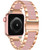 NYENEIL Compatible with Apple Watch Band 38mm 40mm 41mm 42mm 44mm 45mm Ultra 49mm for iWatch SE Lightweight Resin Wristband Bracelet Strap Series 8 7 6 5 4 3 2 1 Mens Womens (Pink, 38MM/40MM/41MM)