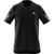 adidas Men's Design 2 Move Feel Well Motion Tee, Black/White, Small