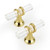 Rergy 10 Pack Acryic Cabinet Knobs Gold Kitchen Knobs Brass Dresser Drawer Knobs Gold Kitchen Cabinet Hardware Single Hole Gold Cupboard Knobs Zinc Alloy