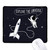 Universe and Alien Space Travel Mousepad Stitched Edge Mat Rubber Gaming Pad