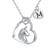 Hiddepoo Unicorns Gifts for Girls Gifts - Silver Heart Alphabet M Unicorn Necklace Girls Jewelry Initial Unicorn Necklaces for Teen Girls Unicorn Gifts for Girls 6 Year Old Girl Birthday Gifts