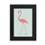 DIYthinker Walking Flamingo Pattern Desktop Photo Frame Picture Display Art Painting Exhibit