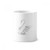 White Swan Abstract Butterfly Pattern Toothbrush Pen Holder Mug Ceramic Stand Pencil Cup