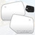YOUXMOTO Driver Left and Passenger Right Side Heated Mirror Glass, Replacement for FORD ESCAPE 2008-2012, MERCURY MARINER 2008 2009 2010 2011, with Backing Holder, Replace 8L8Z17K707G, AL8Z17K707E