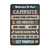 V VIBEPY All Over Printed, Campsite Metal Sign 12x16 Inches Campsite Sign, Funny Rules Sign, Camping Metal Sign, Campsite Decorations, Camping Metal Art, Outdoor Metal Sign