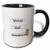 3dRose"Worlds Best Grandma" Mug, Black, 11 oz