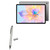 BoxWave Stylus Pen Compatible with Teclast P40HD - DualTip Capacitive Stylus, Fiber Tip Disc Tip Capacitive Stylus Pen - Metallic Silver