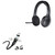BoxWave Cable Compatible with Logitech H800 Headset - MagnetoSnap AllCharge Cable, Magnet Charging Cable USB Type-C Micro USB for Logitech H800 Headset - Jet Black