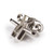 Invisible Hinge 180 Degree Zinc Alloy Invisible Folding Door Hinge 1Pcs
