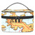 Old Pirate Map Skull Island Treasure Large Cosmetic Bag Travel Makeup Organizer Case Holder for Women Girls Old Pirate Map Skull Island Treasure Large Cosmetic Bag Travel Makeup Organizer Case Holder for Women Girls