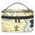 Skull Island Treasure Map Large Cosmetic Bag Travel Makeup Organizer Case Holder for Women Girls Skull Island Treasure Map Large Cosmetic Bag Travel Makeup Organizer Case Holder for Women Girls