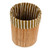 Holibanna 1pc Bamboo Trash Can Garbage Cans Round Trash Can Round Storage Basket Waste Paper Basket Wicker Storage Baskets Woven Plant Basket Bamboo Weaving Storage Bucket Woven Basket
