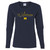 LL1347 - Michigan Wolverines Thin Script Womens Long Sleeve T Shirt - 3X-Large - Navy