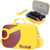 Pokemon Eevee Carrying Travel Case for Nintendo Switch/For Switch OLED Model, Portable Storage All Protective Hard Shell Messenger Bag with Strap for Switch Console Pro Controller & Accessories,Yellow