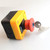 LUISAS Key Emergency Stop E-Stop Pushbutton Box Key Mushroom Key Switch 1Pcs