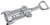 Fackelmann 49785 6, 5" Of Abs/Chrome Plate Corkscrew/Bottle Opener, Silver