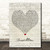 Unwritten Script Heart Song Lyric Gift Present Poster Print