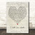 I Got You Babe Script Heart Song Lyric Print