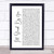 I'll Stand by You White Script Song Lyric Quote Print