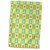 3dRose Aqua Triangle Christmas Trees and Snowflakes in Squares Pattern - Towels (twl-217196-1)