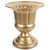 BESTOYARD Urn Planter Flower Pot Tall Planter Metal Vase Classic Traditional Urn Planter Pedestal Flower Vase for Indoor and Outdoor Plant Garden Pillar Flowerpot Plant Container Gold
