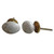 Indian Shelf 6 Pieces Drawer Knobs Kids | Crackle Oval Girl Dresser Knobs | Kitchen Cabinet Knobs and Pulls Multicolor | Unique Drawer Pulls Ceramic | Cupboard Door Knobs | Single Hole Cabinet Knobs