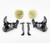 Door Lock Central Locking Actuator Repair Kit Left & Right Replacement For BMW 3 Series E90 E91 E92 E93