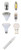 Replacement for BULBRITE LED4B11/30K/FIL/D/B by Technical Precision