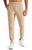Libin Men's Pants Casual Lightweight Joggers with Zipper Pockets Stretch Tapered Sweatpants for Men Golf Athletic Running Track Workout, Khaki, L
