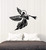 Vinyl Wall Decal Flying Saint Angel with Trumpet Wings Stickers Mural Large Decor (g4920) Black Vinyl Wall Decal Flying Saint Angel with Trumpet Wings Stickers Mural Large Decor (g4920) Black