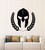 Vinyl Wall Decal Military Spartan Warrior Helmet Greece Soldier Stickers Mural Large Decor (g5567) Black