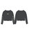 RVCA Womens Cropped Boxy Long Sleeve - Palms (RVCA Black, Medium)