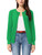 GRACE KARIN Women's Crewneck Button Down Cardigan Classic Lightweight Knit Soft Long Sleeve Cardigan Sweaters 2XL Green