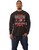 Led Zeppelin T Shirt Japanese Burst Band Logo Official Black Long Sleeve Size M