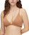 Calvin Klein Women's Form to Body Lightly Lined Triangle Bralette, Russet, X-Small