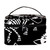 Inhomer Cosmetic Bag Skeleton Cats Travel Makeup Case Handy Toiletry Organizer Storage Box