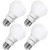 Luxrite LR21391 (4-Pack) 9W LED A19 Light Bulb, 60W Equivalent, Non-Dimmable, Soft White 3000K, E26 Base, UL-Listed