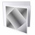3dRose Geometrical monochrome seamless square pattern background... - Greeting Cards (gc-373659-1)