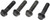 Dorman 926-171 Front Wheel Hub Bolt Compatible with Select Dodge/Ram Models, 4 Pack